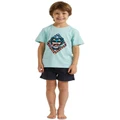 Quiksilver Dirty Paws T-shirt (2-7 Years) in Pastel Turquoise Lt Green 3