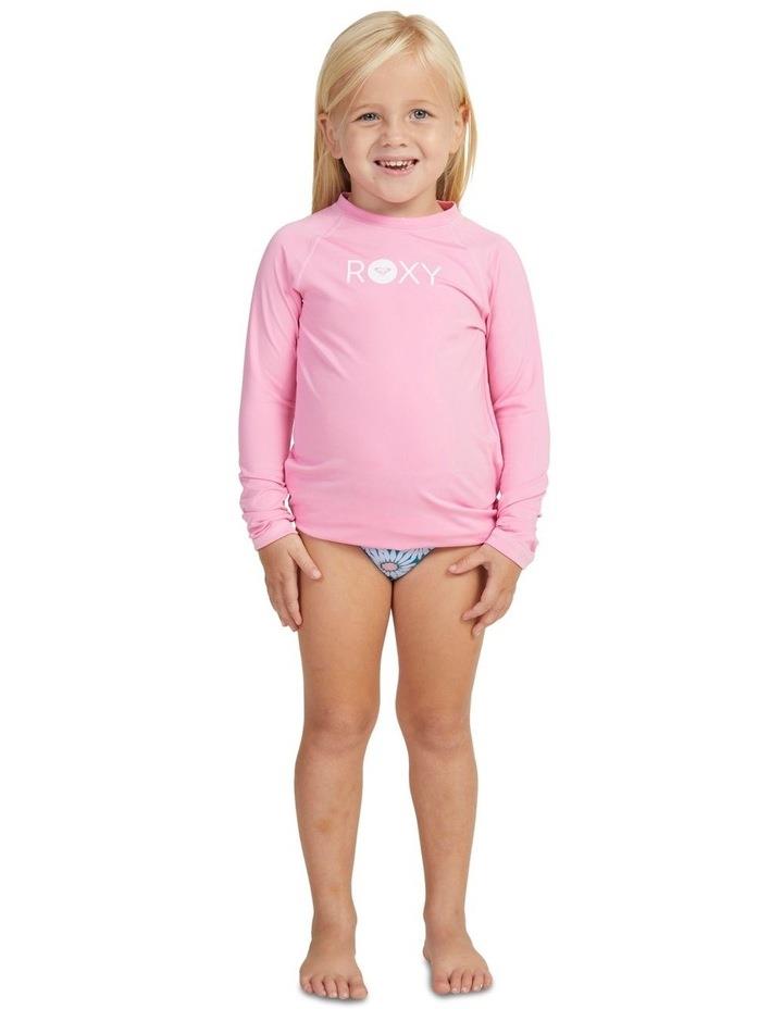 Roxy Essential Short Sleeve Rash Vest (2-7 Years) in Sachet Pink 3