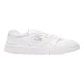 Lacoste Lineshot Signature Heel Leather Sneaker in White 5