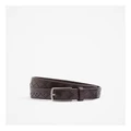 Country Road Urban Weave Belt in Chocolate 34
