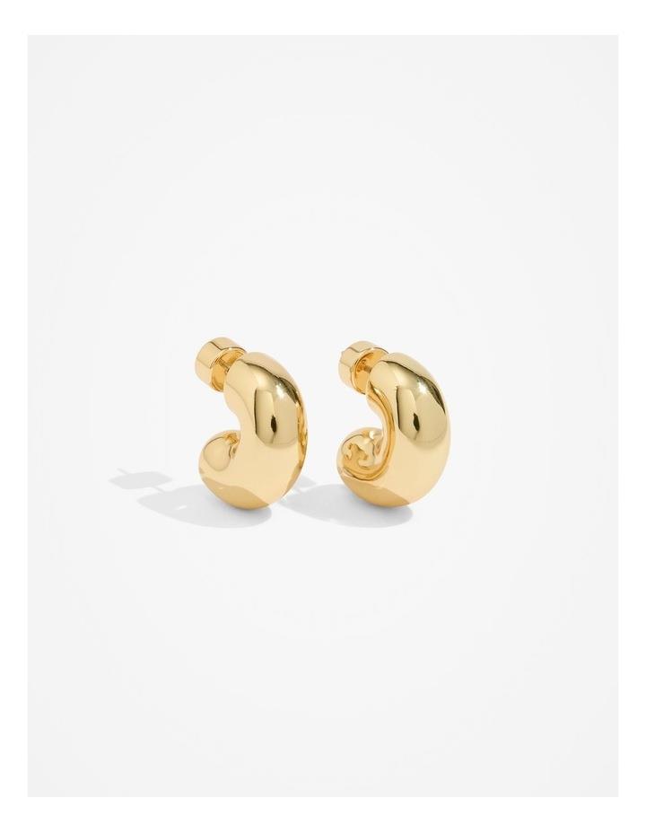 Country Road Large Round Hoop Earring in Gold