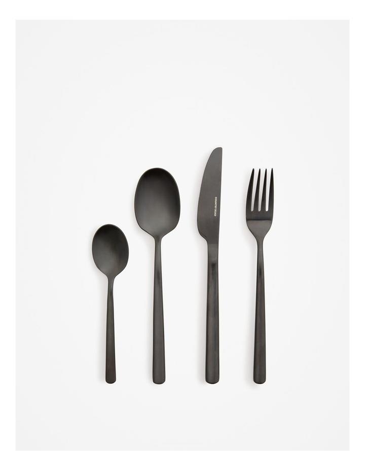 Country Road Nolan Graphite 16 Piece Cutlery Set in Graphite Slate Ns