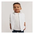 Country Road Organically Grown Cotton Oxford Shirt in White 2