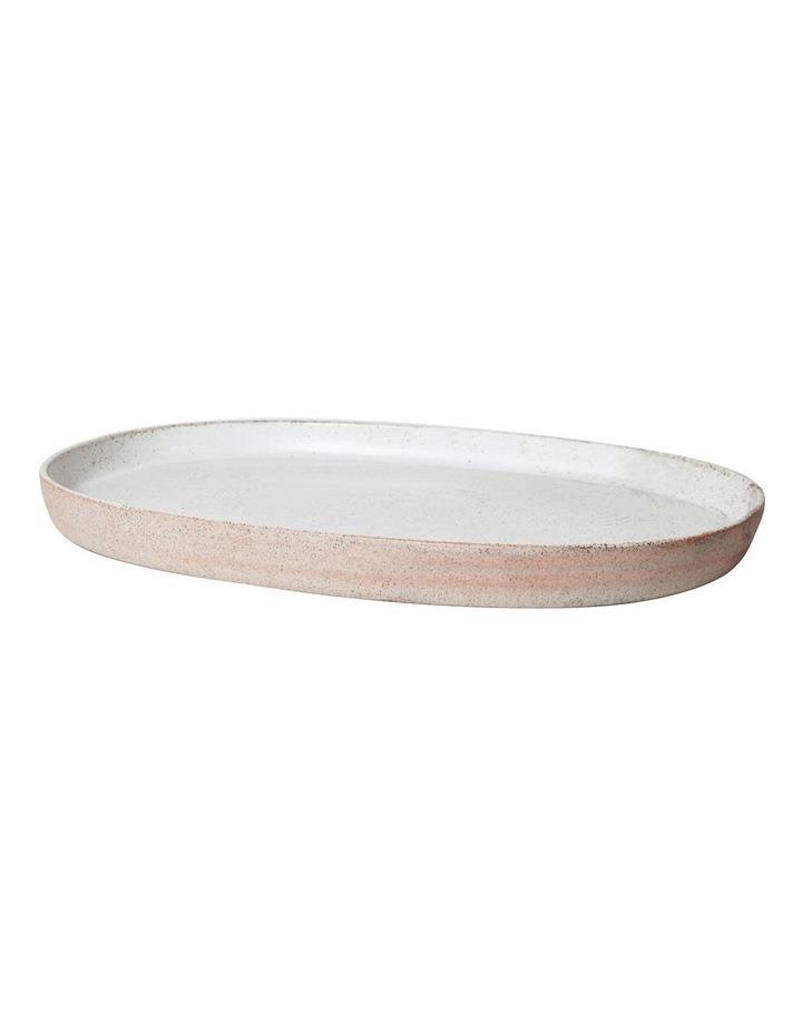Robert Gordon Natural Home Oval Tray in White Speckle White