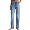 Calvin Klein Jeans Authentic Slim Straight Jeans in Denim Medium Mid Blues 31/30