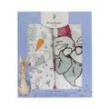 Bubba Blue Peter Rabbit New Adventures Muslin Wraps And Milestone Card Set 2 Pack in Multi Assorted One Size