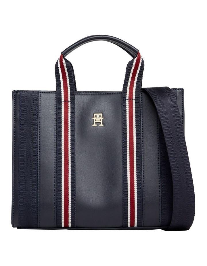Tommy Hilfiger Small Corporate Tote Bag in Blue Black