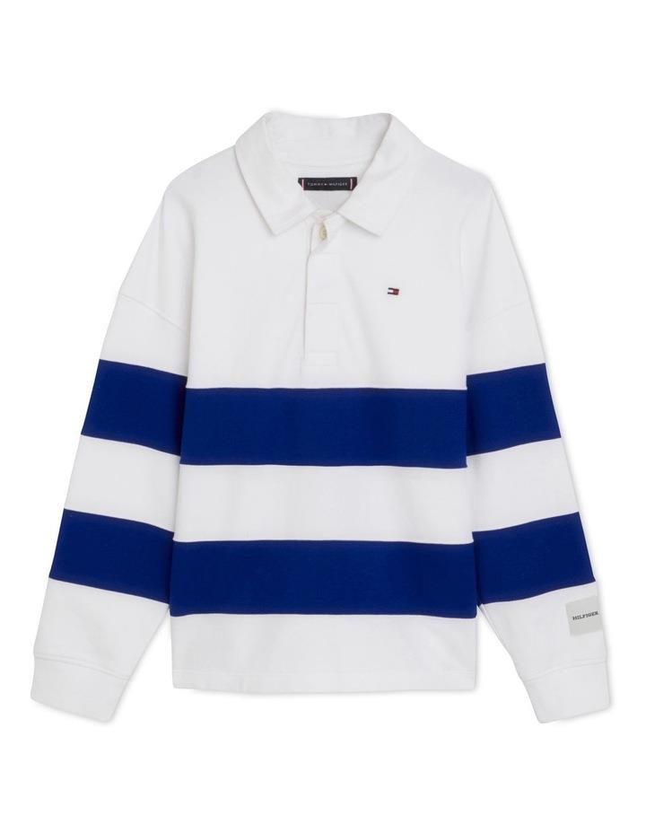 Tommy Hilfiger Stripe Sweatshirt (8-14 Years) in Navy Voyage/White 10