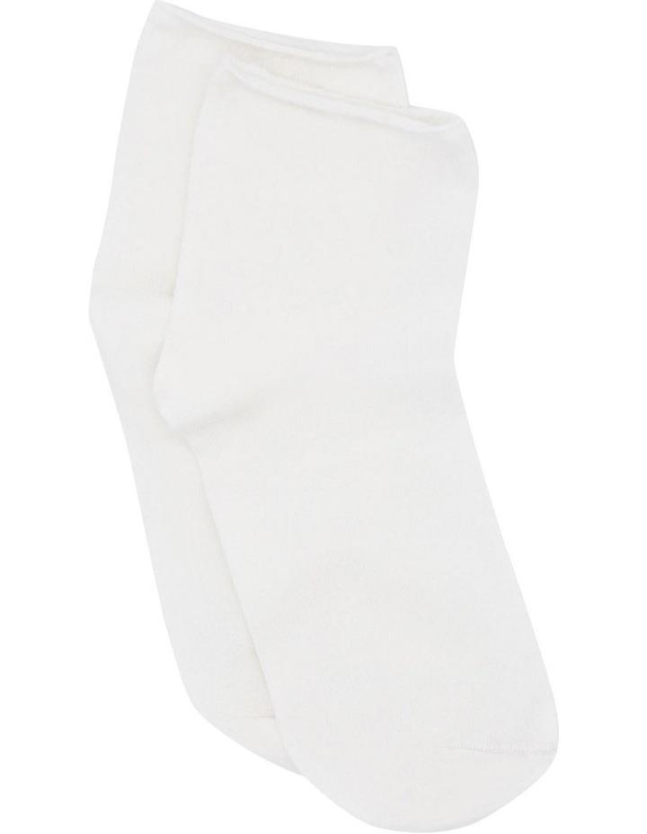 Levante Sofia Quarter Crew Sock in White One Size