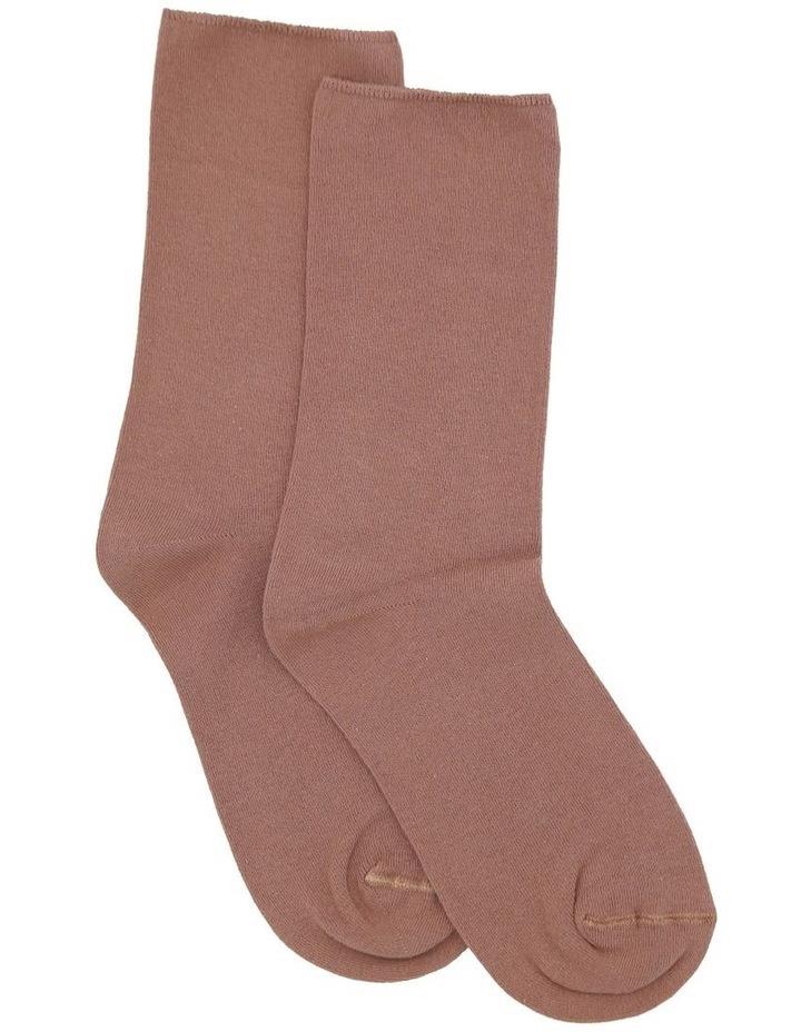 Levante Comfort Top Sock in Mink One Size