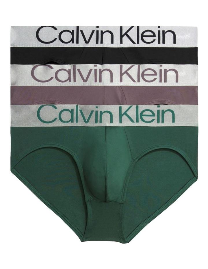 Calvin Klein Reconsidered Steel Low Rise Microfibre Briefs 3 Pack in Multi Assorted XL