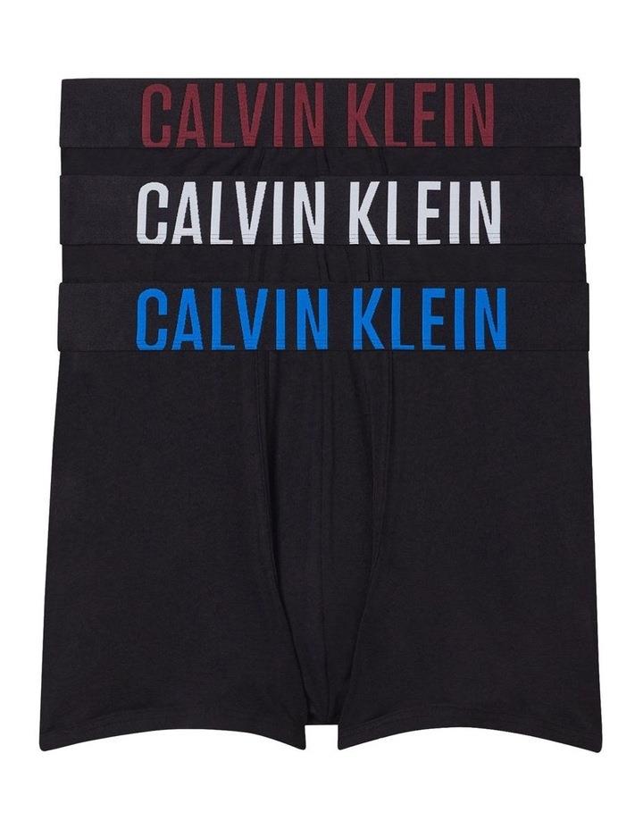 Calvin Klein Intense Power Cotton Trunks 3 Pack in Black S