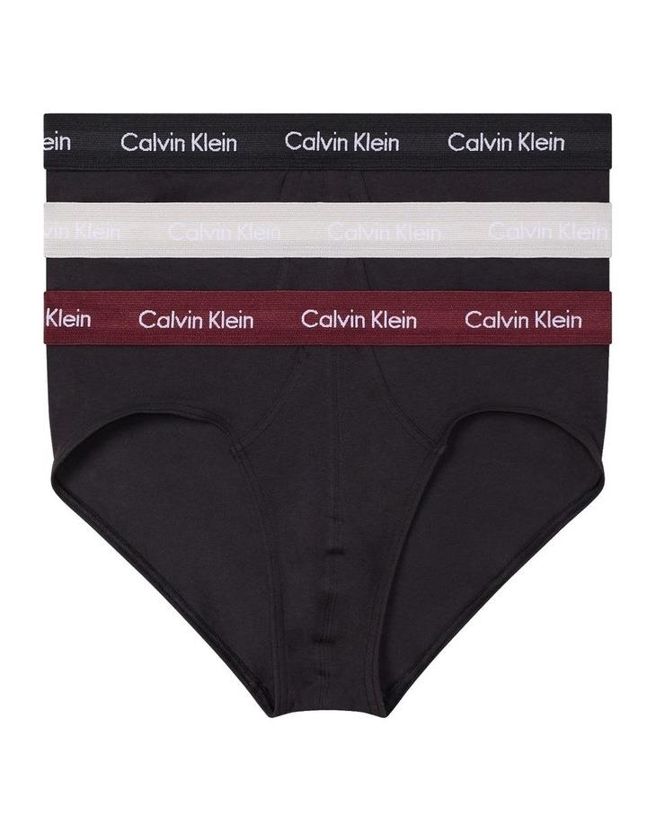 Calvin Klein Cotton Stretch Briefs 3 Pack in Black S