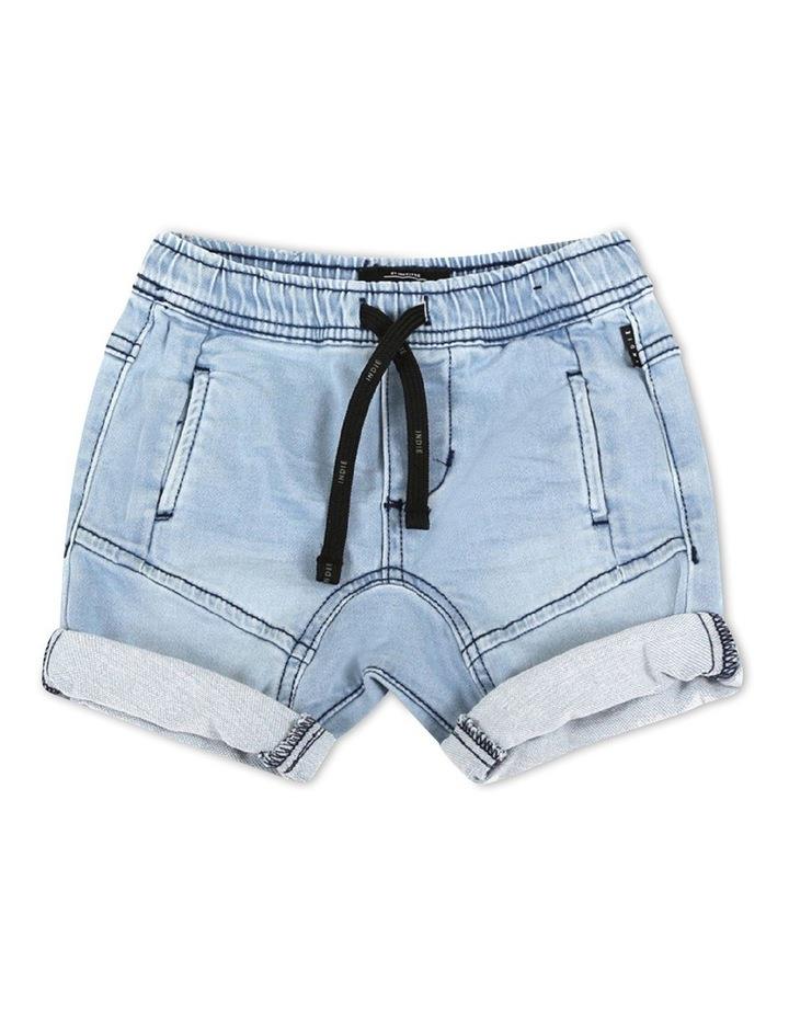 Indie Kids by Industrie Arched Drifter Short (0-2 years) in Mid Blue 0