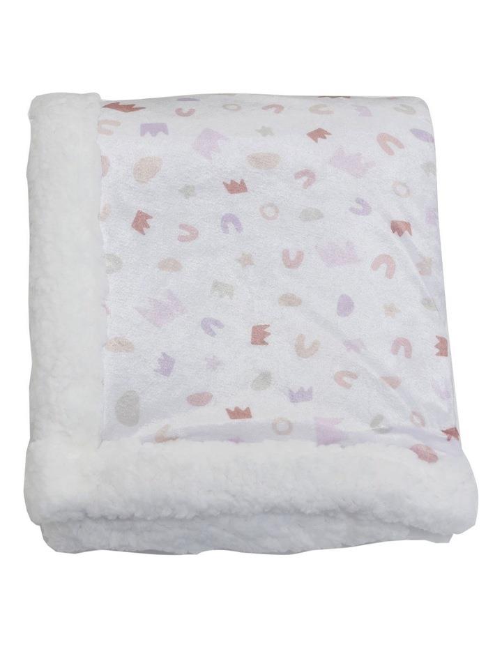 Bubba Blue Sleepy Safari Bamboo Reversible Cuddle Blanket in Pink Lt Pink One Size