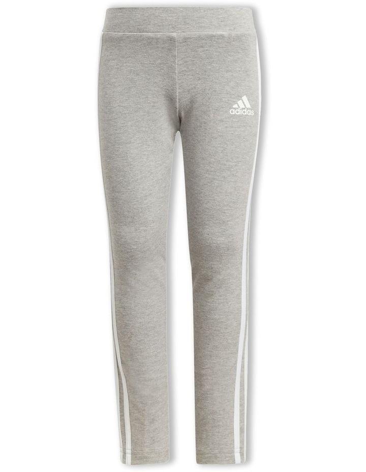 Adidas Essentials Leggings in Medium Grey Heather Grey Marle 3-4