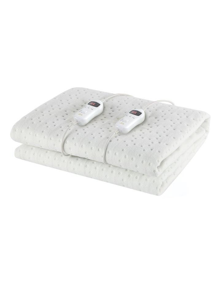 Royal Comfort Thermolux Elite Electric Blanket Multi Zone Queen in White Queen Bed