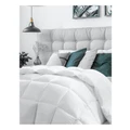 Royal Comfort Casa Decor Silk Touch All Seasons Quilt 360GSM in White King Bed
