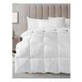 Royal Comfort 800GSM Silk Blend Quilt Ultra Warm Duvet in White King Bed