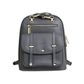 Belle & Bloom 5th Ave Leather Backpack in Charcoal