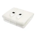 Laura Hill Heated Electric Blanket Double In White