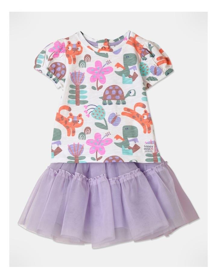 Jack & Milly Minnie T-shirt And Skirt Set in Light Purple Assorted 2