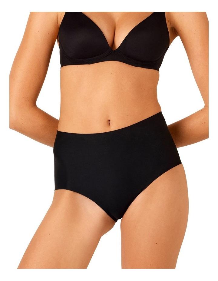 Ambra Laser Shape Waisted Full Brief in Black 8