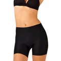 Ambra Laser Shape Waisted Mid Thigh Short in Black 8
