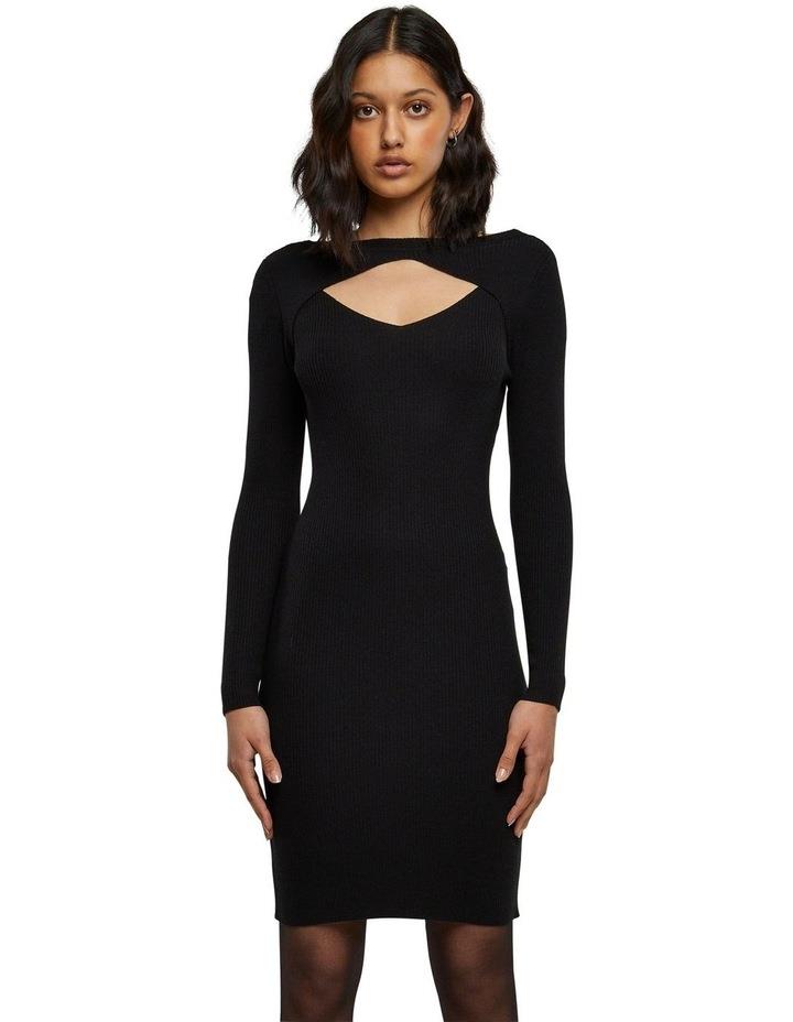 Urban Classics Cut Out Dress in Black XL