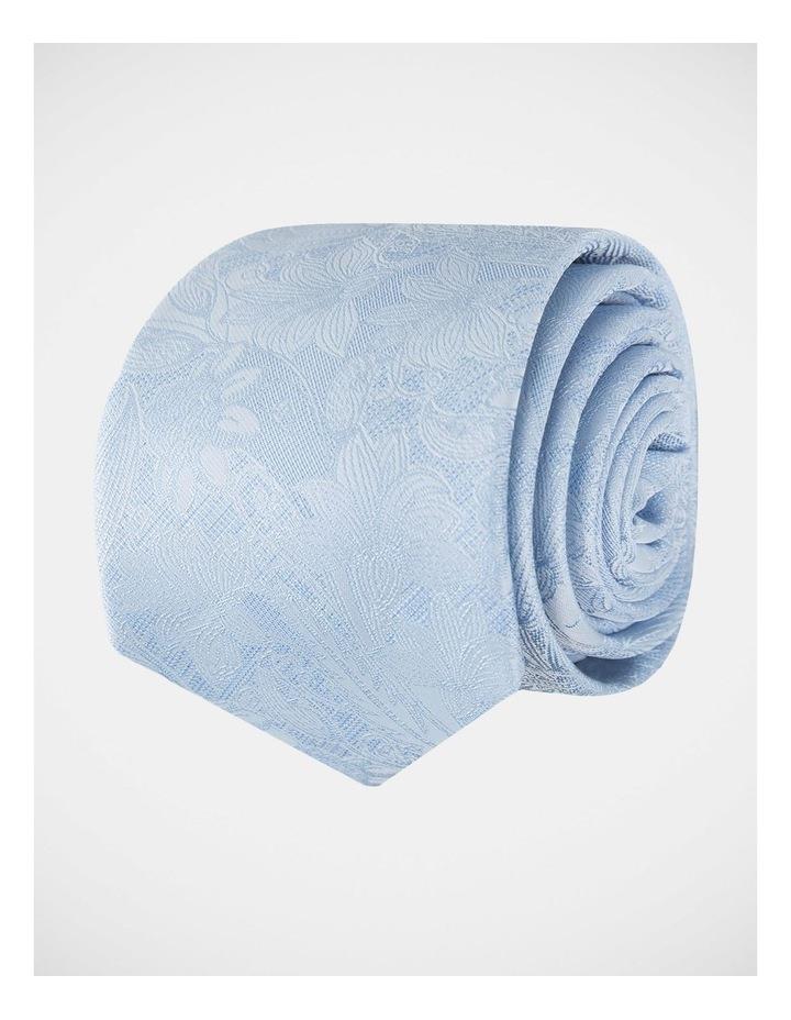 Blaq Paisley Poly Tie Blue One Size