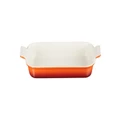 Le Creuset Heritage Rectangle Deep Dish 32cm in Cayenne Assorted