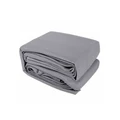 Instahut Rectangle Shade Sail 280gsm 4x6m in Grey