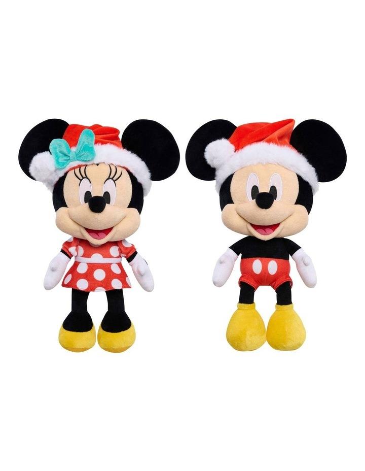 Disney D100 Holiday Large Plush 16 Inch Mickey or Minnie Assorted