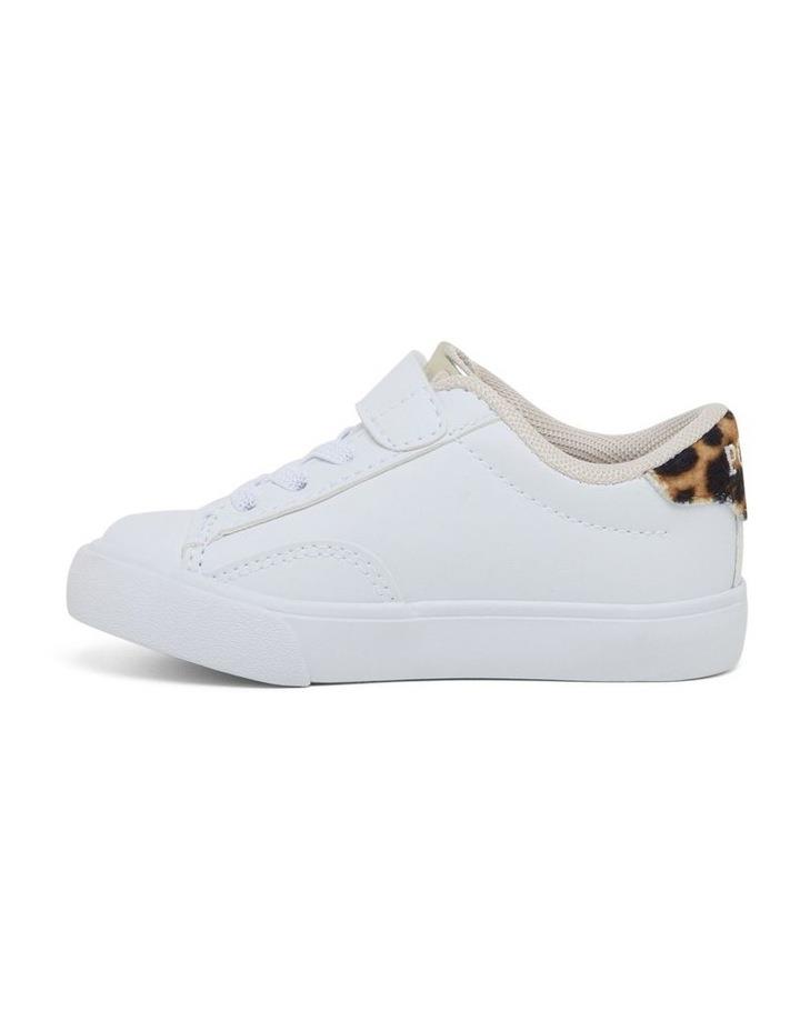 Polo Ralph Lauren Theron Pre-School Infant Sneakers in White/Gold/Leopard White 06