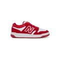 New Balance 480 V1 Grade School Sneakers in Red 5 M