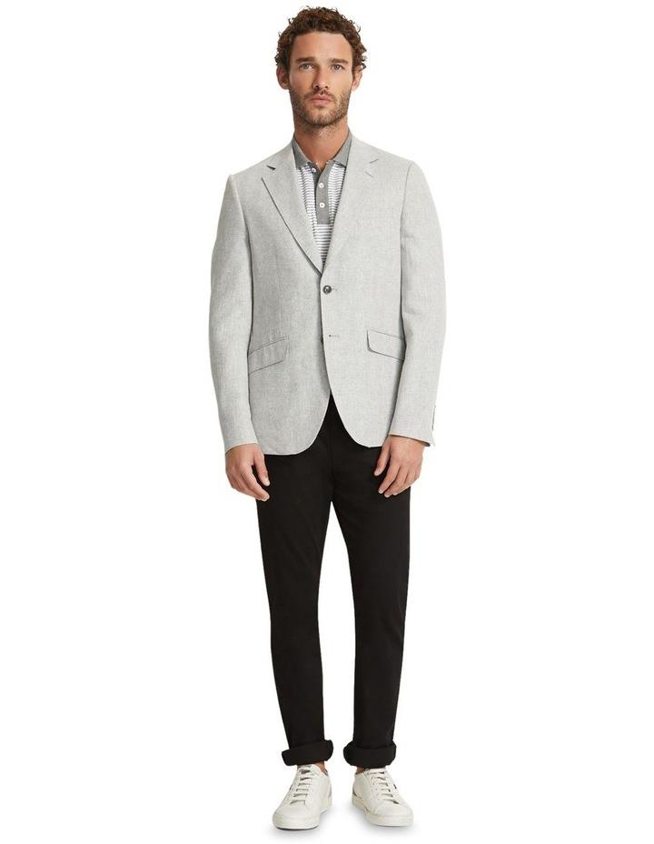 Oxford Blake Linen Blend Blazer in Grey Pale Grey XL