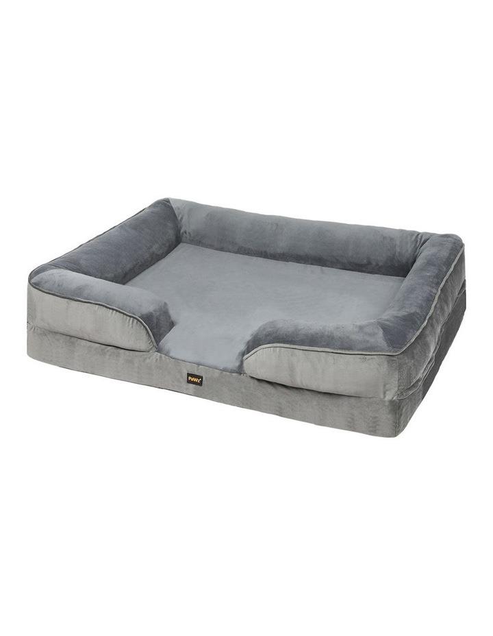 PaWz Washable Removable Orthopedic L Pet Sofa Bed Cushion in Grey