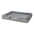 PaWz Washable Removable Orthopedic XL Pet Sofa Bed Cushion in Grey