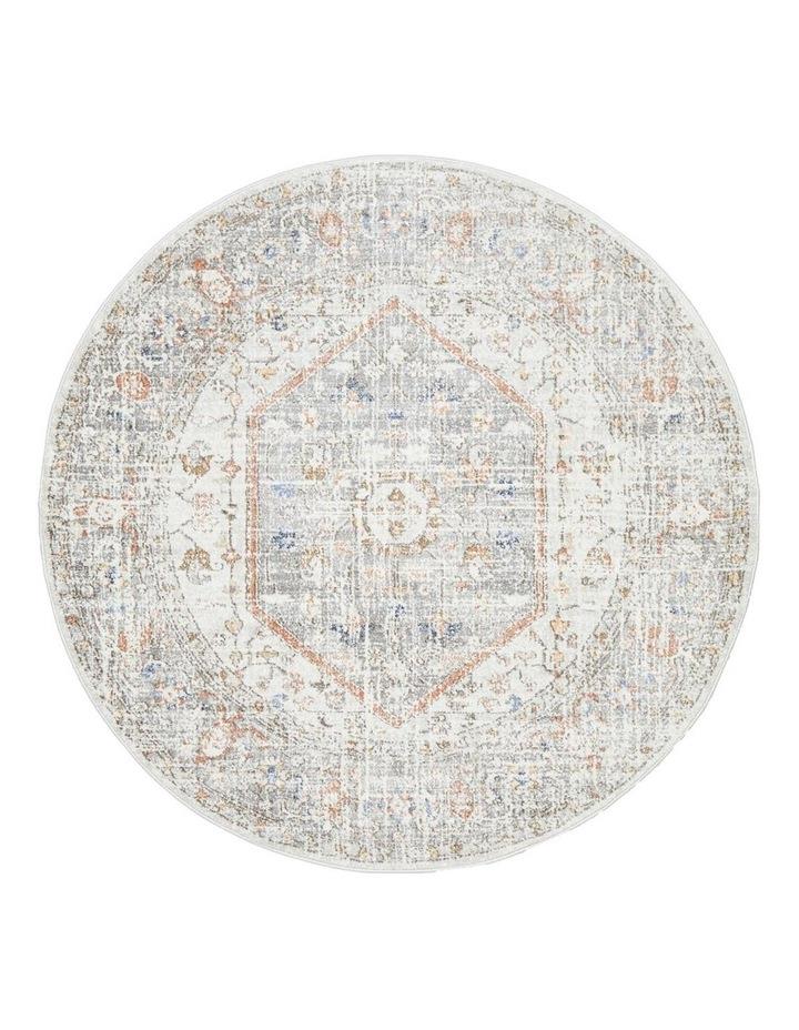 Rug Culture Mayfair Larissa Round Rug in White 150x150cm