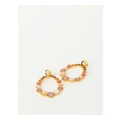 Basque Stone Earring in Pink