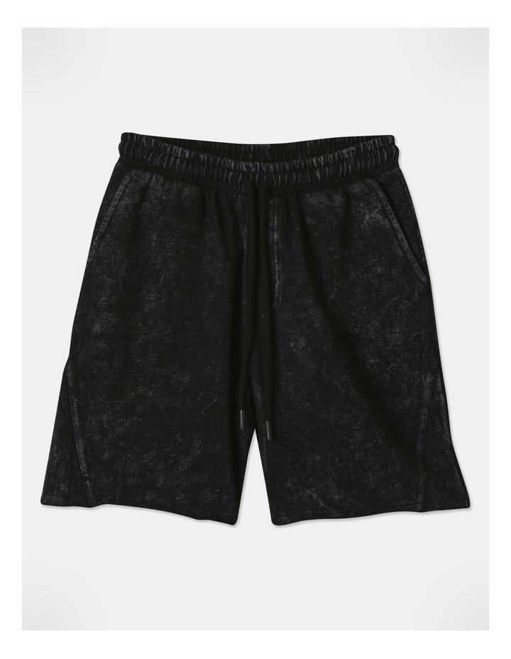 Bauhaus French Terry Pull On Shorts in Black 12