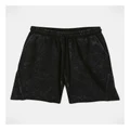Bauhaus French Terry Pull On Shorts in Black 14