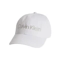 Calvin Klein Must Minimum Logo Cap in White One Size