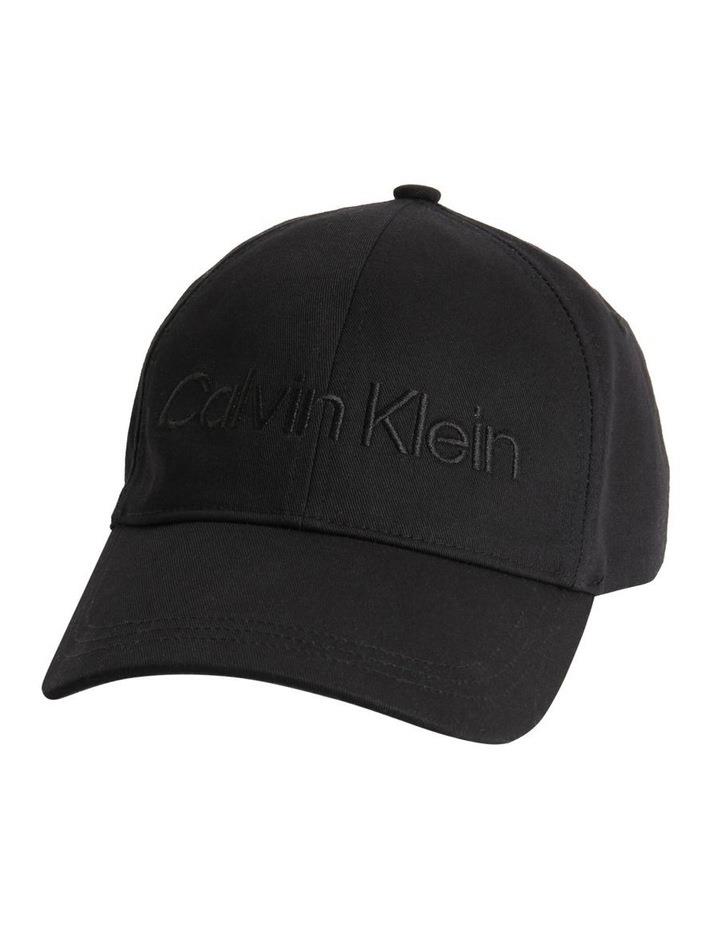 Calvin Klein Must Minimum Logo Cap in White Black One Size