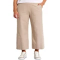 Marco Polo Contrast Stripe 7/8 Pant in Stone 12