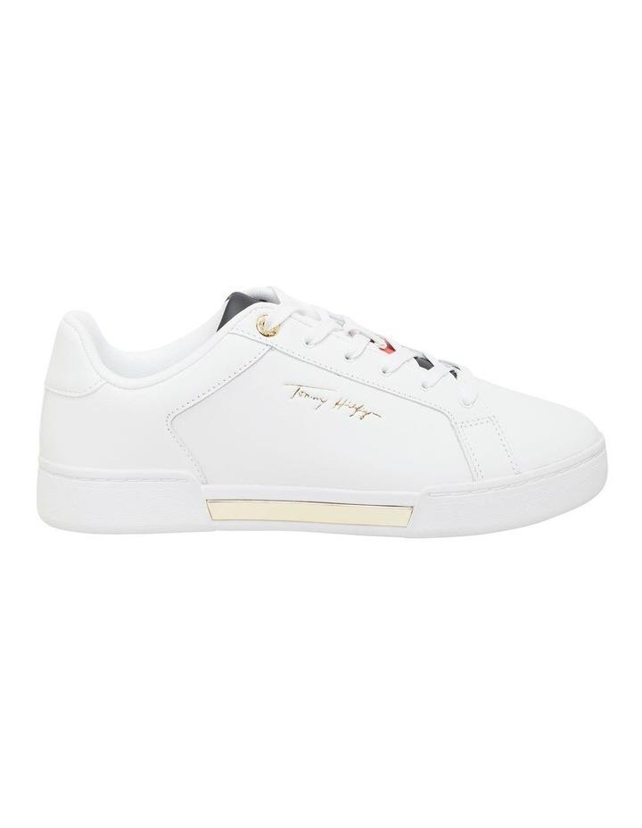 Tommy Hilfiger Signature Sneaker in White/Rwb White 38