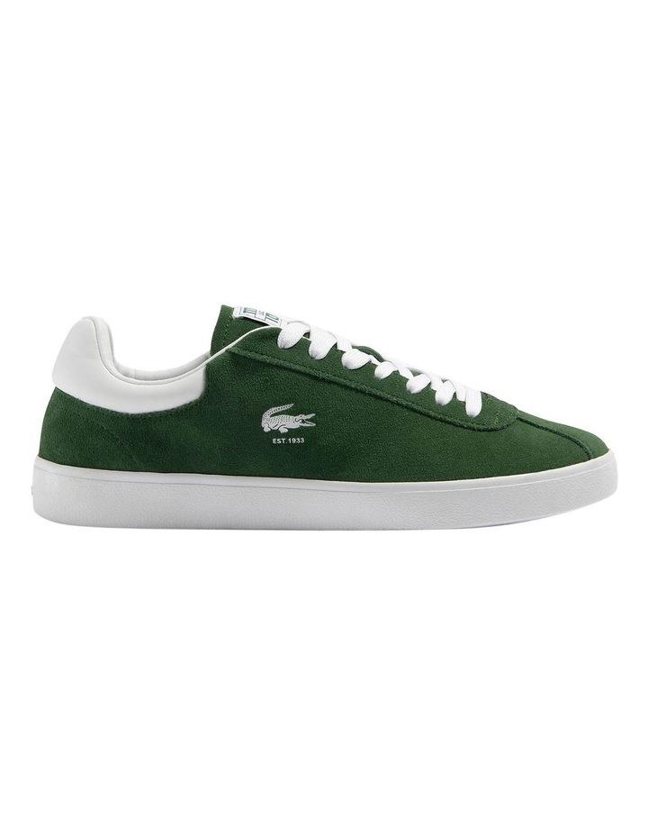 Lacoste Baseshot 223 1 SMA Sneaker in Dark Green/White Dark Green 9