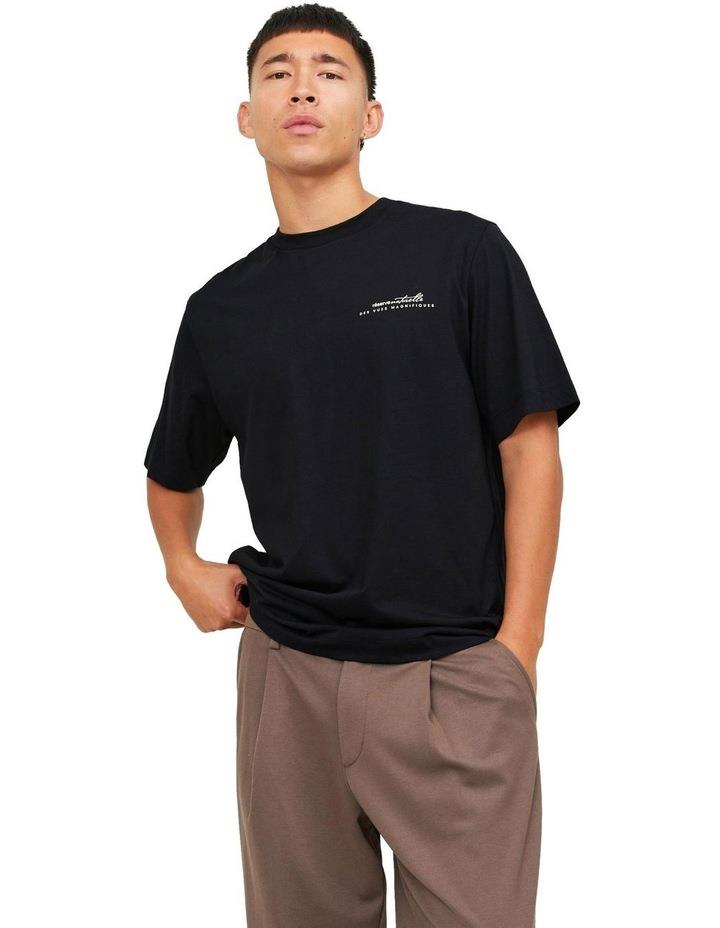 Jack & Jones Troy Short Sleeve T-shirt in Black L