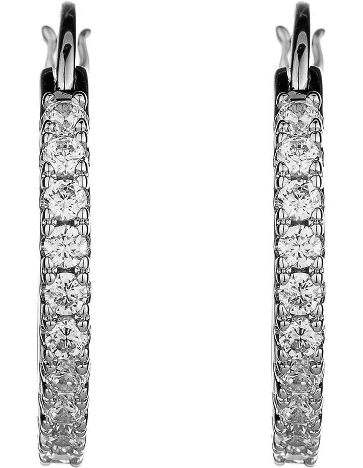 Gregory Ladner August Earring in Rhodium Silver