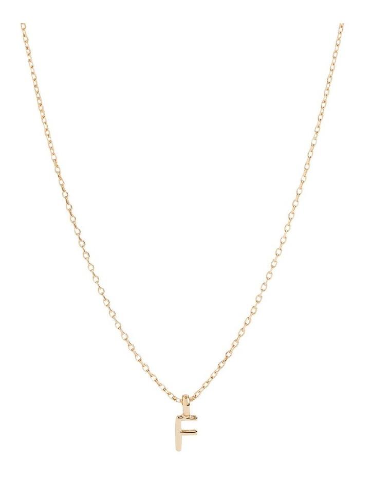 Seed Heritage Initial "F" Necklace in Gold OS